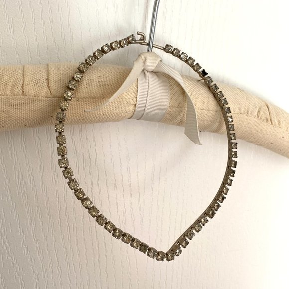 Vintage Rhinestone Choker Necklace - Picture 2 of 14